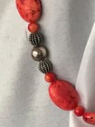 Orange Howlite Necklace