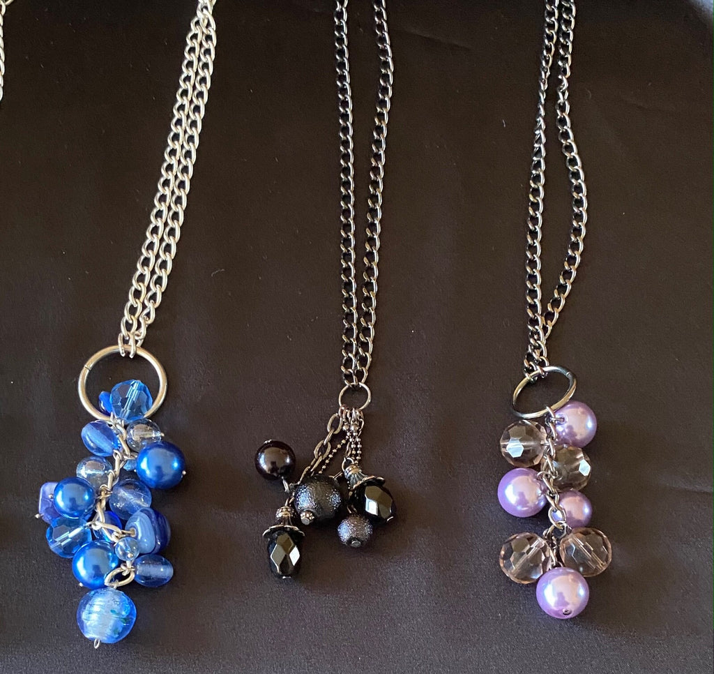 Bunch Chain Necklaces: 7 Different Colours! For Winter Jumpers.