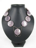 Lilac Jasper Chain Necklace