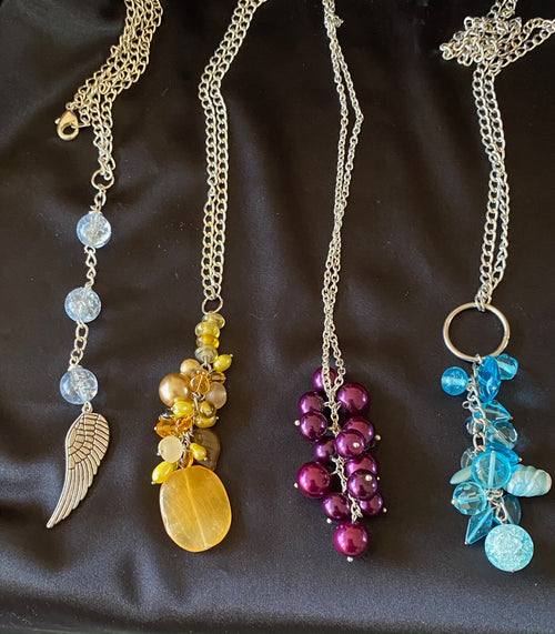 Bunch Chain Necklaces: 7 Different Colours! For Winter Jumpers.