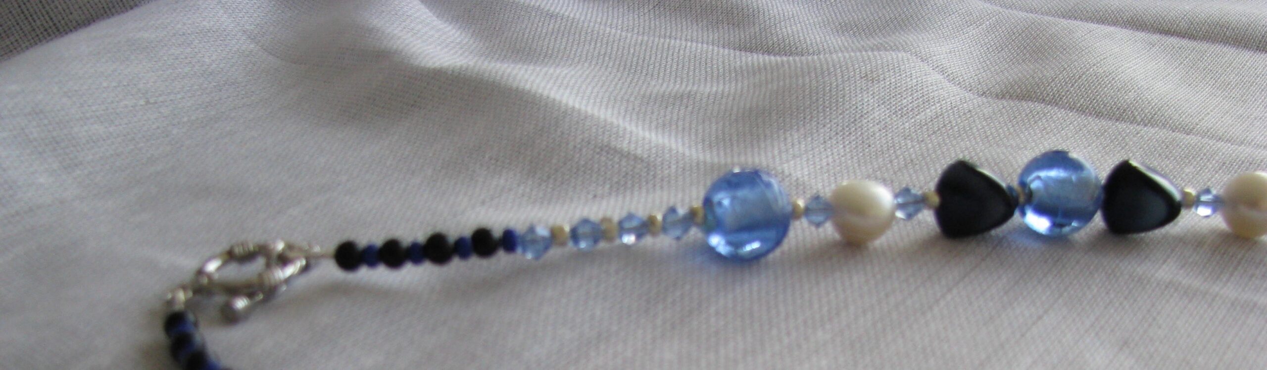 Shades Of Blue on White -1